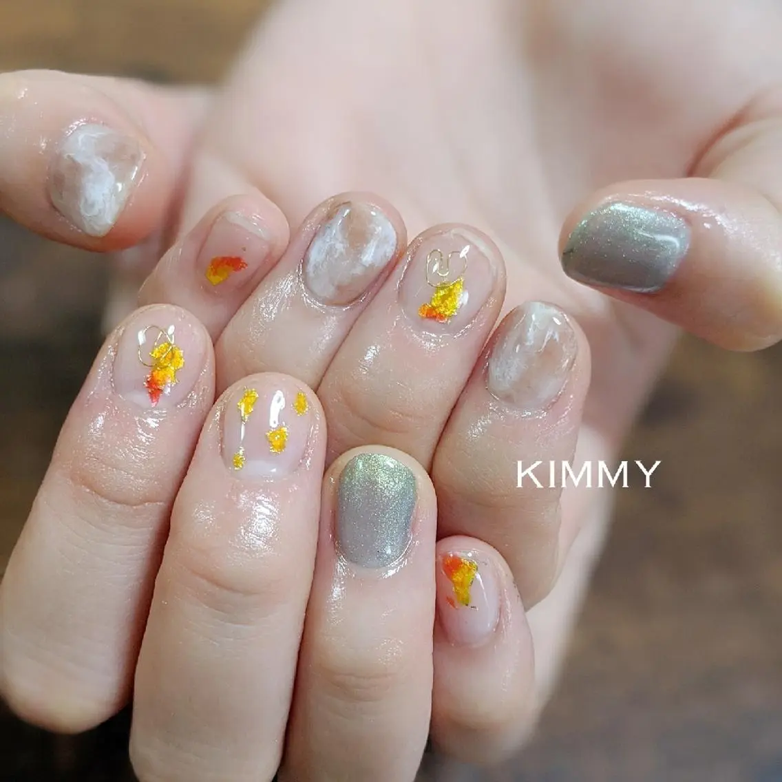 ネイル ハンドネイル kimmy nailsのネイルデザイン