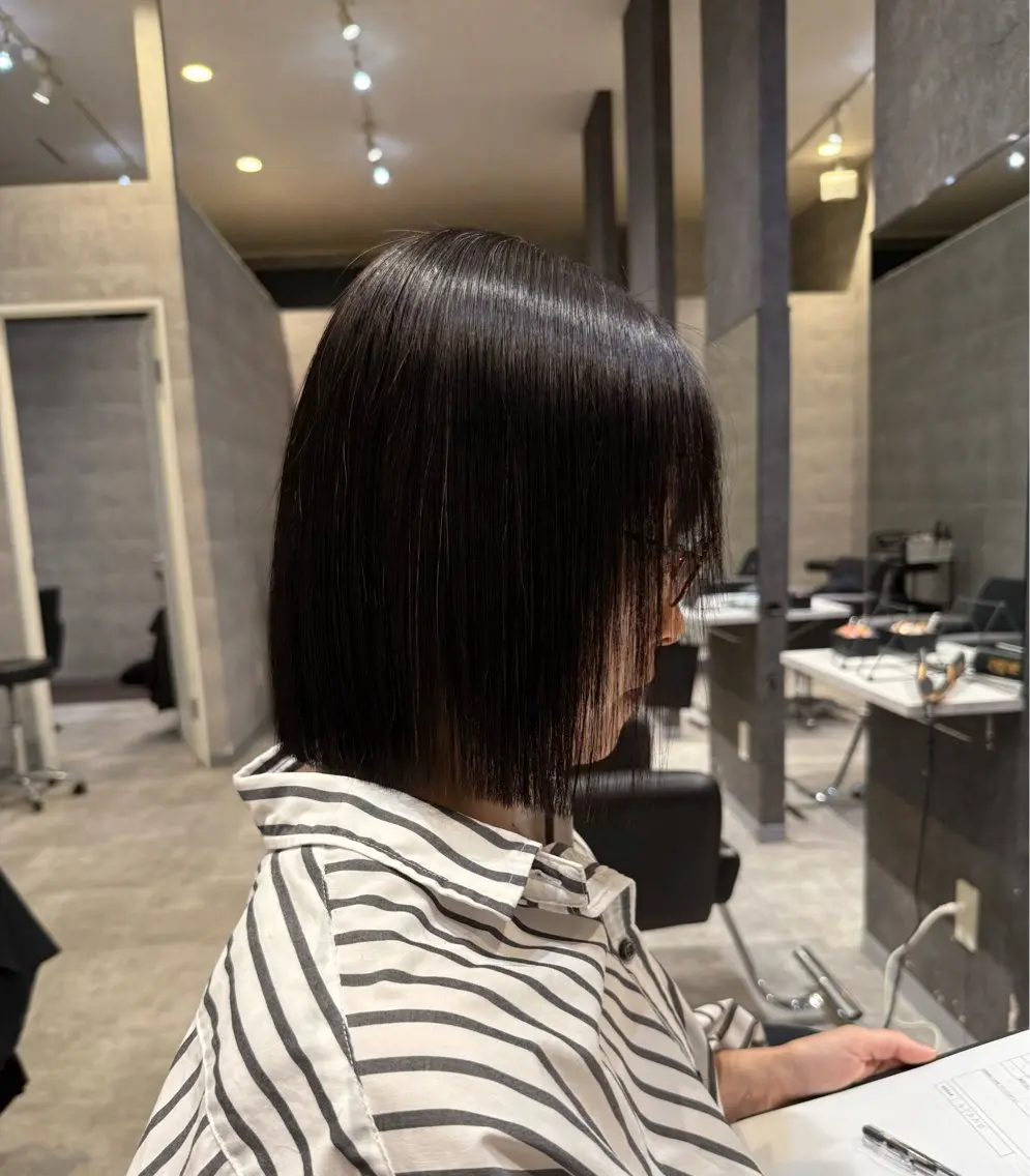 ショート 縮毛矯正 ＿white鳳店/ 牧原彩乃のヘアスタイル