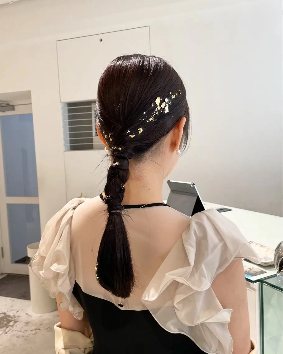 ロング ヘアアレンジ loely 💞miyuのヘアスタイル