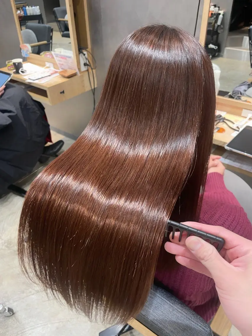 ロング 縮毛矯正 トリートメント 【お悩み解決のプロ】 ハヤシタクミのヘアスタイル