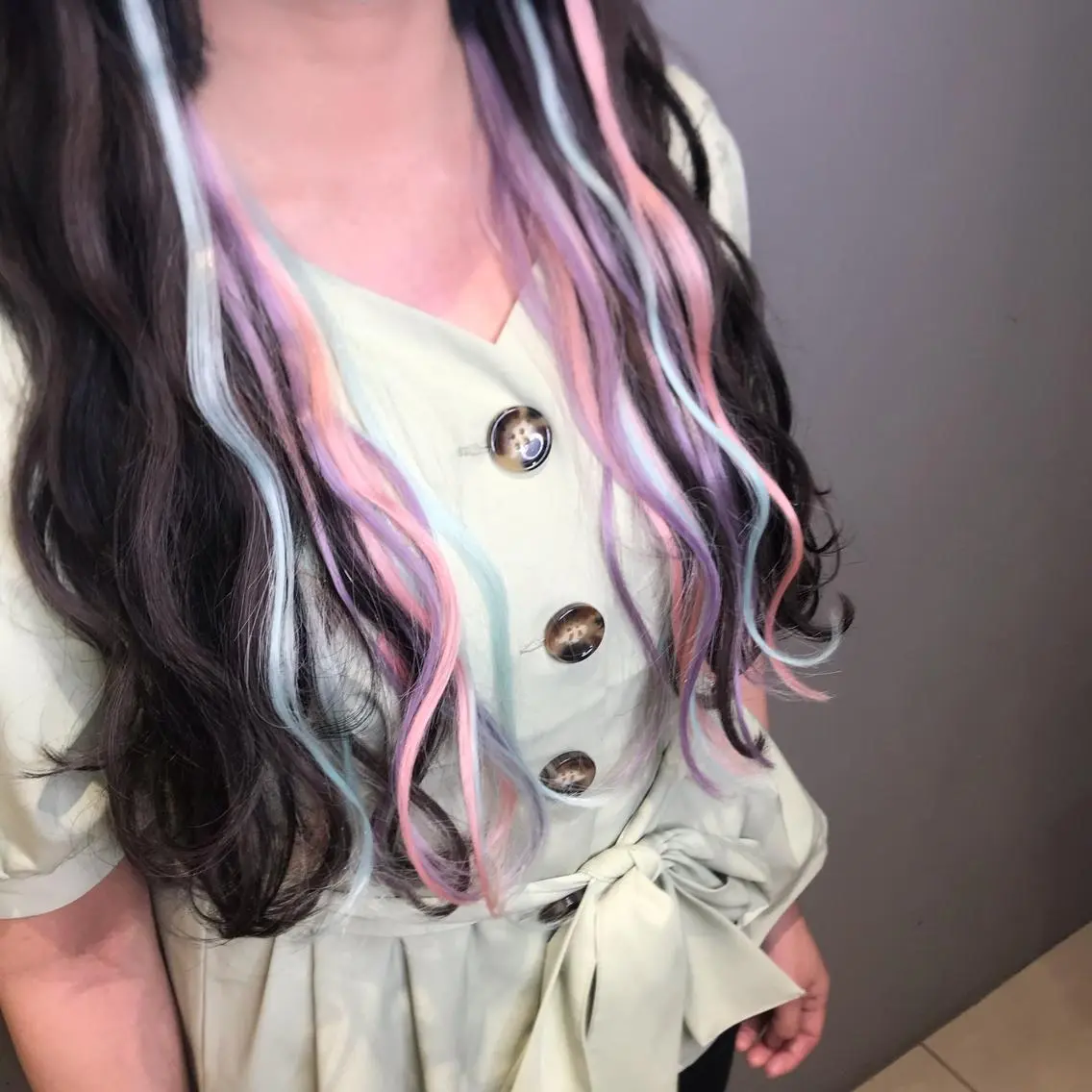 ロング シールエクステ エクステ 茂木 結希のヘアスタイル