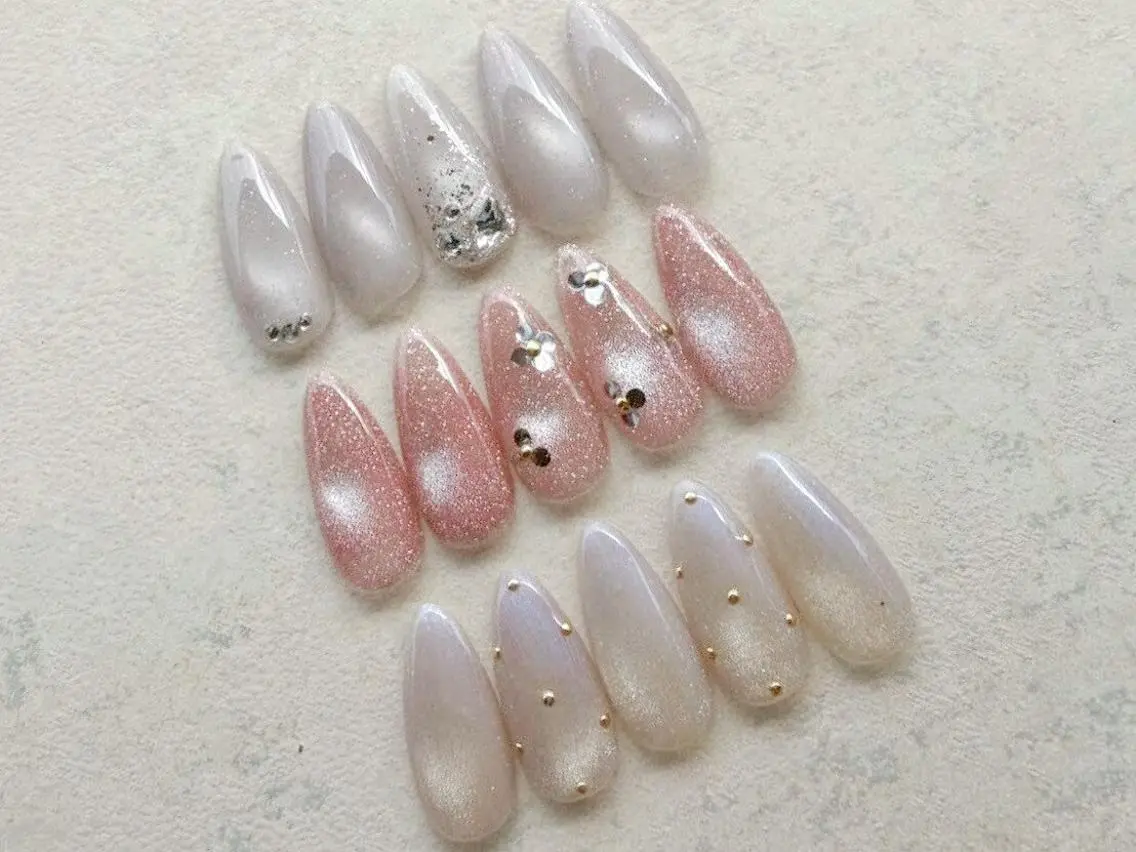 ハンド🎨シンプルコース🍑【オフあり】 (フラッシュorマグネット変更🉑🫧)の写真