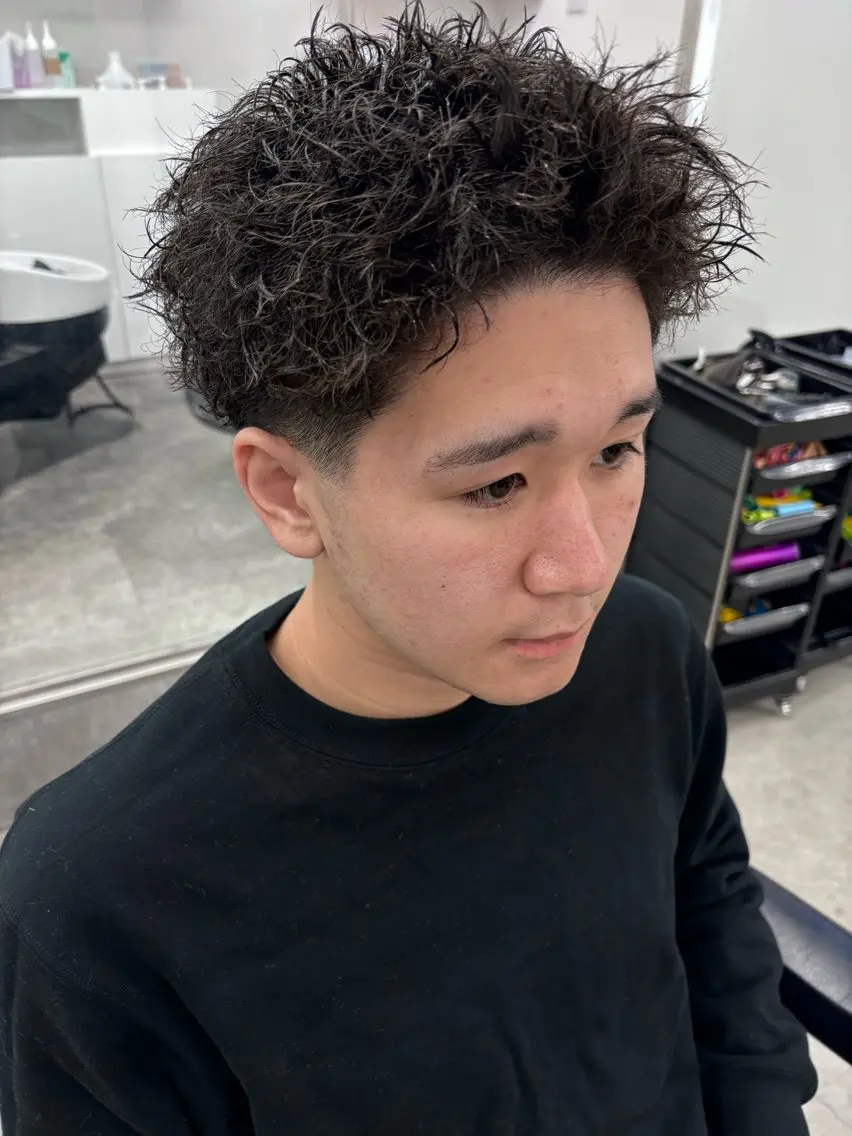 カラー パーマ メンズ カット パーマ トリートメント 土岐/メンズ専門 パーマ特化美容師🌀のヘアスタイル