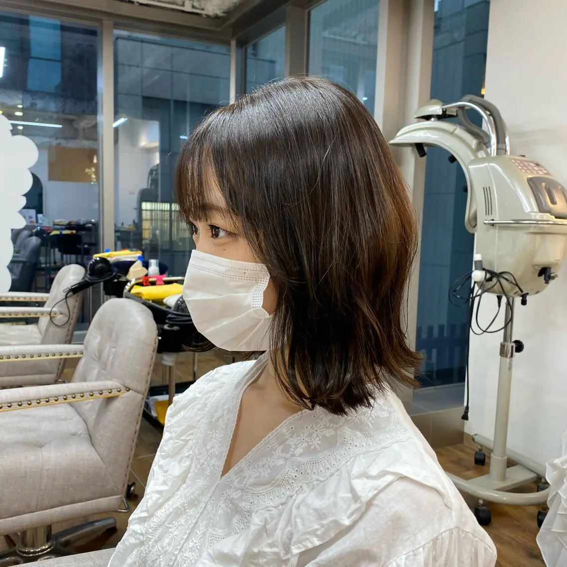 ショート カラー 大場 優のヘアスタイル