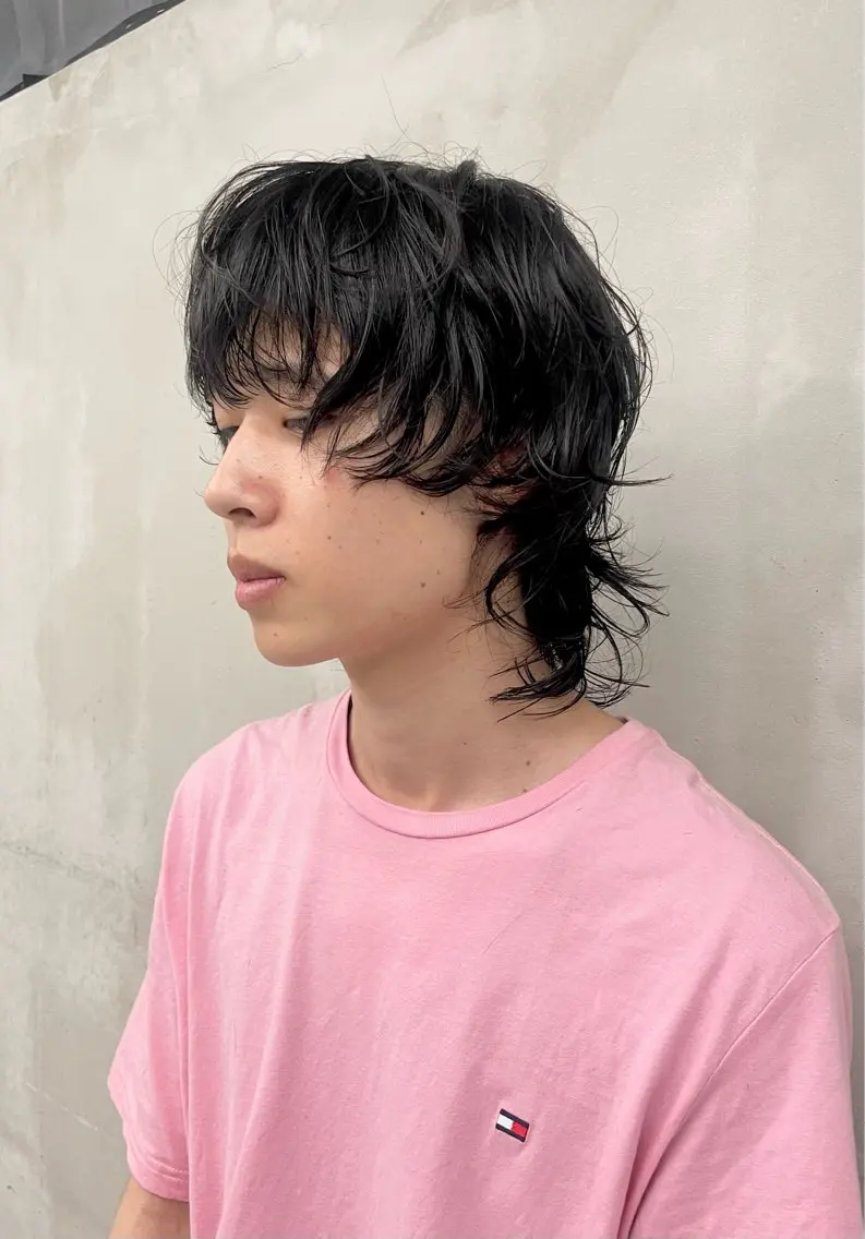 パーマ メンズ メンズウルフカット ウルフカット カット パーマ 🐇カット/パーマ /大谷りな🍨🐩のヘアスタイル