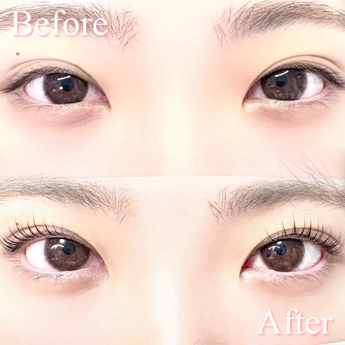 マツエク・マツパ ナチュラル パリジェンヌラッシュリフト まつげパーマ 一重×まつ毛パーマ マツパ eyerich蘇我店 ハルカ🎀のマツエク・マツパデザイン