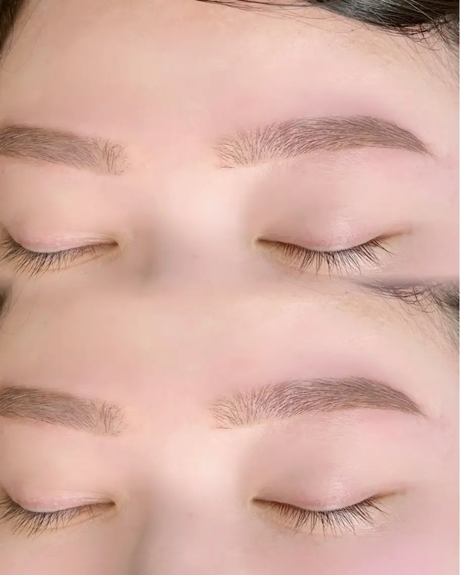 アイブロウ ワックス脱毛 束感まつ毛ㅣ一重・奥 二重まつパㅣらぎ🌱の眉毛・アイブロウイメージ