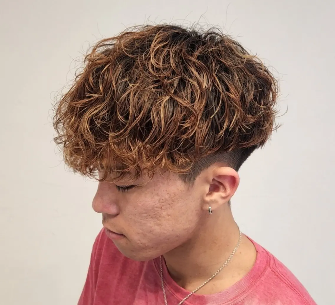 ショート メンズ パーマ 【イケメン風パーマ】 SHOFYのヘアスタイル