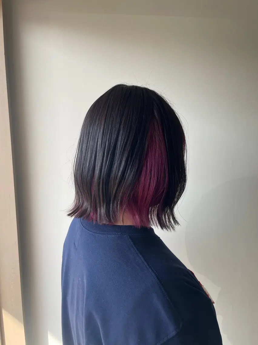 ショート カラー ブリーチ インナーカラー ヘアカラー Fill mikuのヘアスタイル