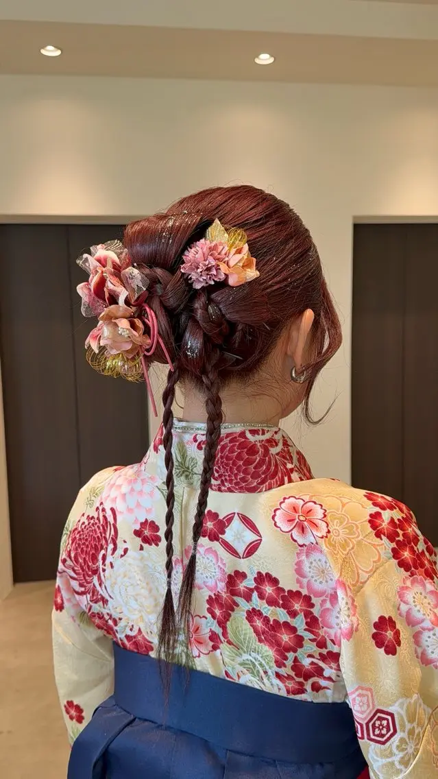 ヘアアレンジ ヘアセット fitするカット♡/ 多幸感/ふうか◠‿◠のヘアスタイル