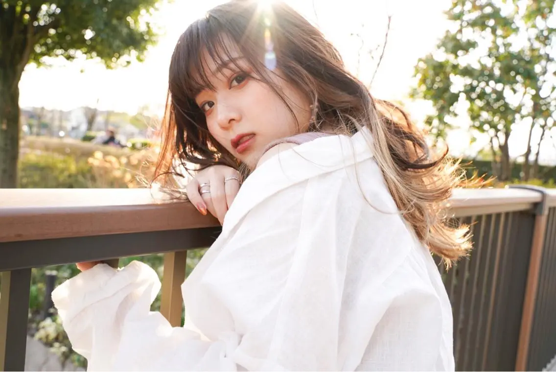 ロング カラー ベージュカラー インナーカラー YUKO/ 似合わせ韓国風パーマのヘアスタイル