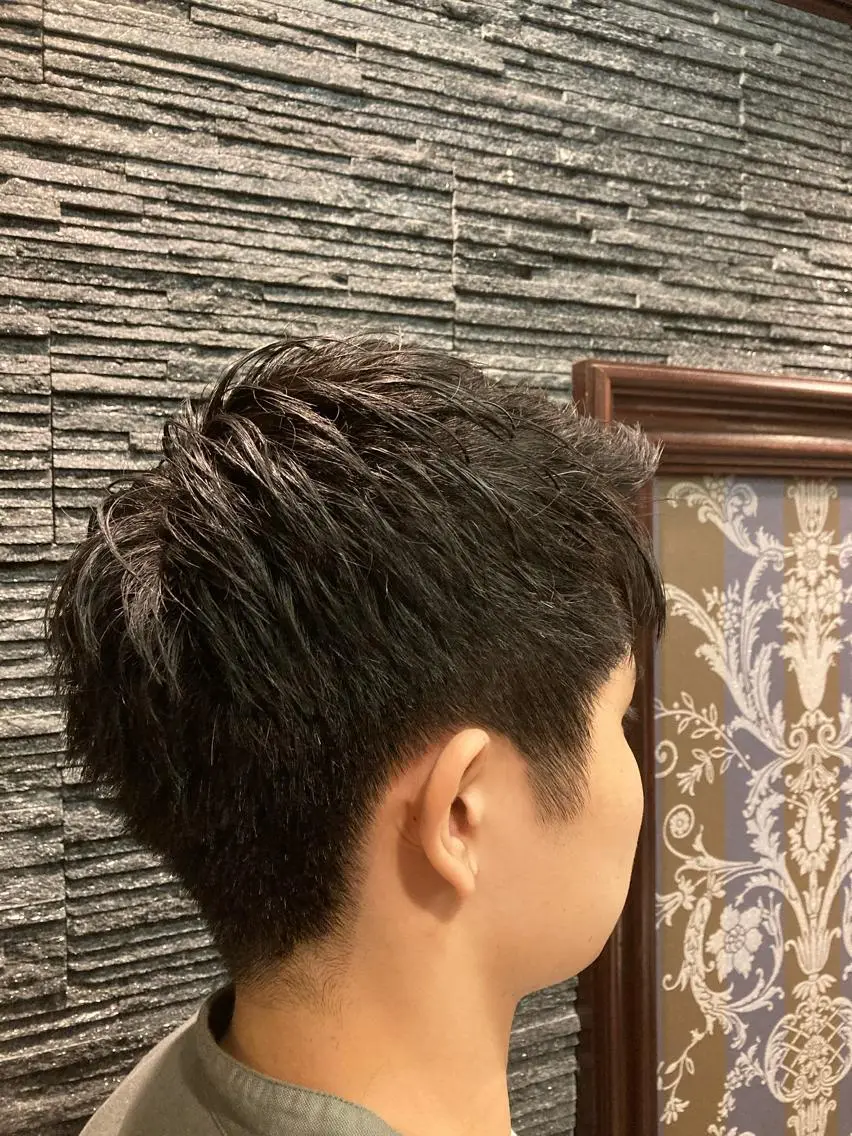 40代以上メンズヘアカットの写真