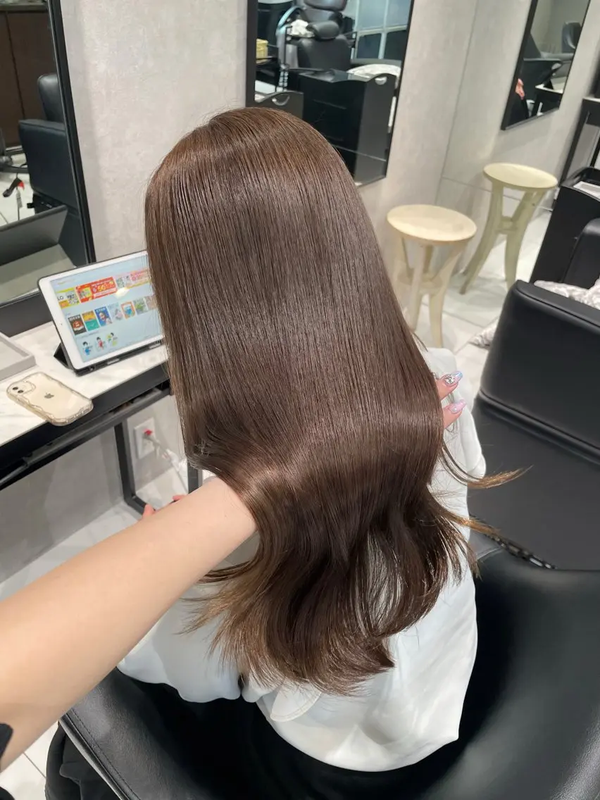 ロング 内藤 藍夏のヘアスタイル
