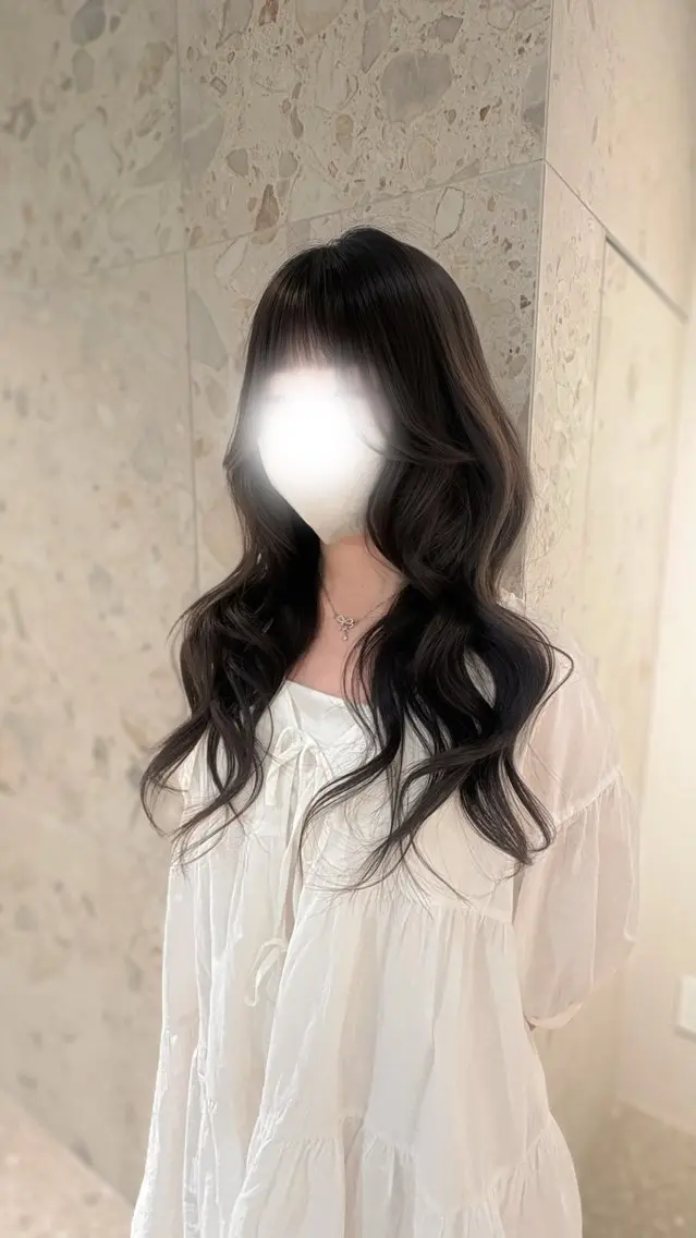 ロング カラー カット ヘアカラー トリートメント 透明感color / 韓国 /KANAのヘアスタイル