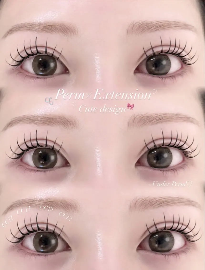 マツエク・マツパ Eyelist | Noa🎀🩶のマツエク・マツパデザイン