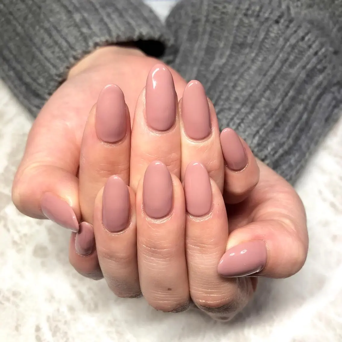 ネイル ワンカラーネイル ピンク ハンドネイル luana nailのネイルデザイン