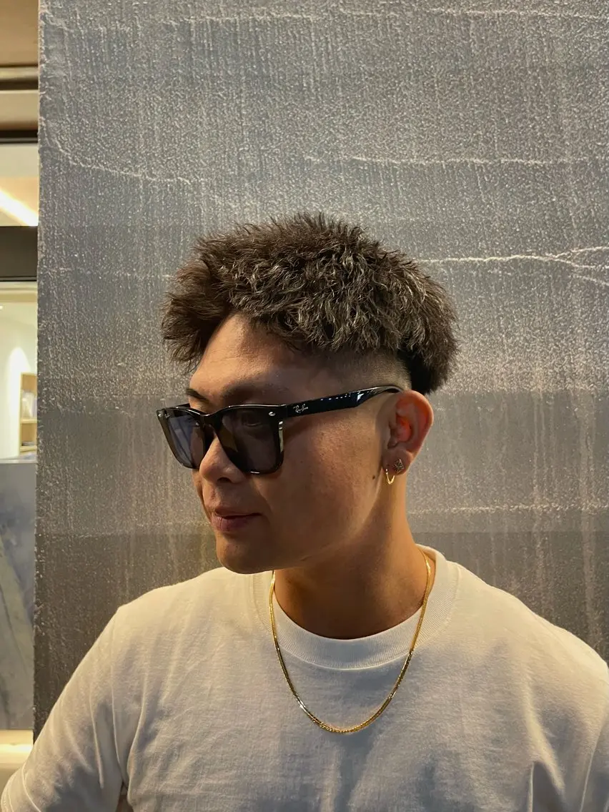 ショート パーマ カット パーマ 【再現性120%】 🔥龍也リュウヤ🔥のヘアスタイル
