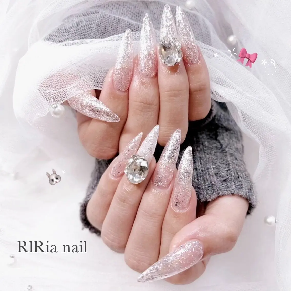 🎀オフ無料🎀デビュー目前のJr.ネイリストが担当🎀チップ長さ出し10本ワンカラー🎀¥8000→¥6500の写真