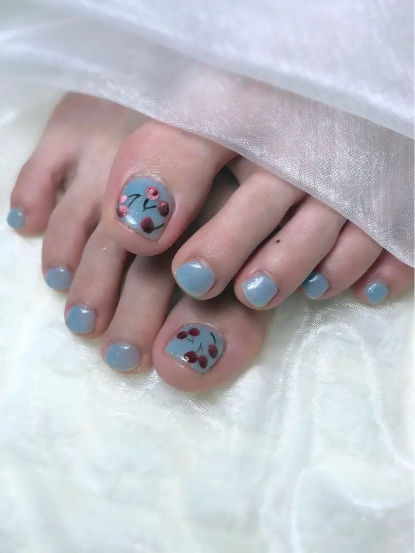 ネイル フットネイル フットネイル nailsalon Ecliaのネイルデザイン