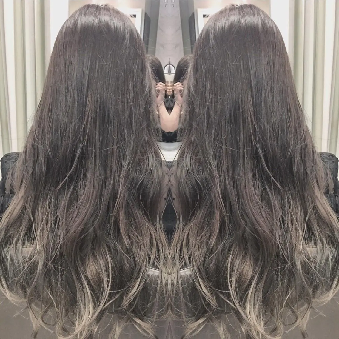 ロング カラー box mico. mutsumiのヘアスタイル