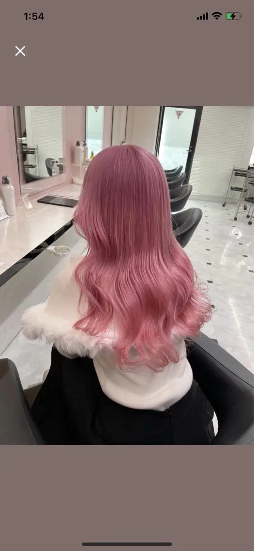 【♡カット込みで綺麗に♡】ケア100%ダブルカラー(ケアブリーチ1回➕カラー)➕プレミアムトリートメント✨➕カットの写真