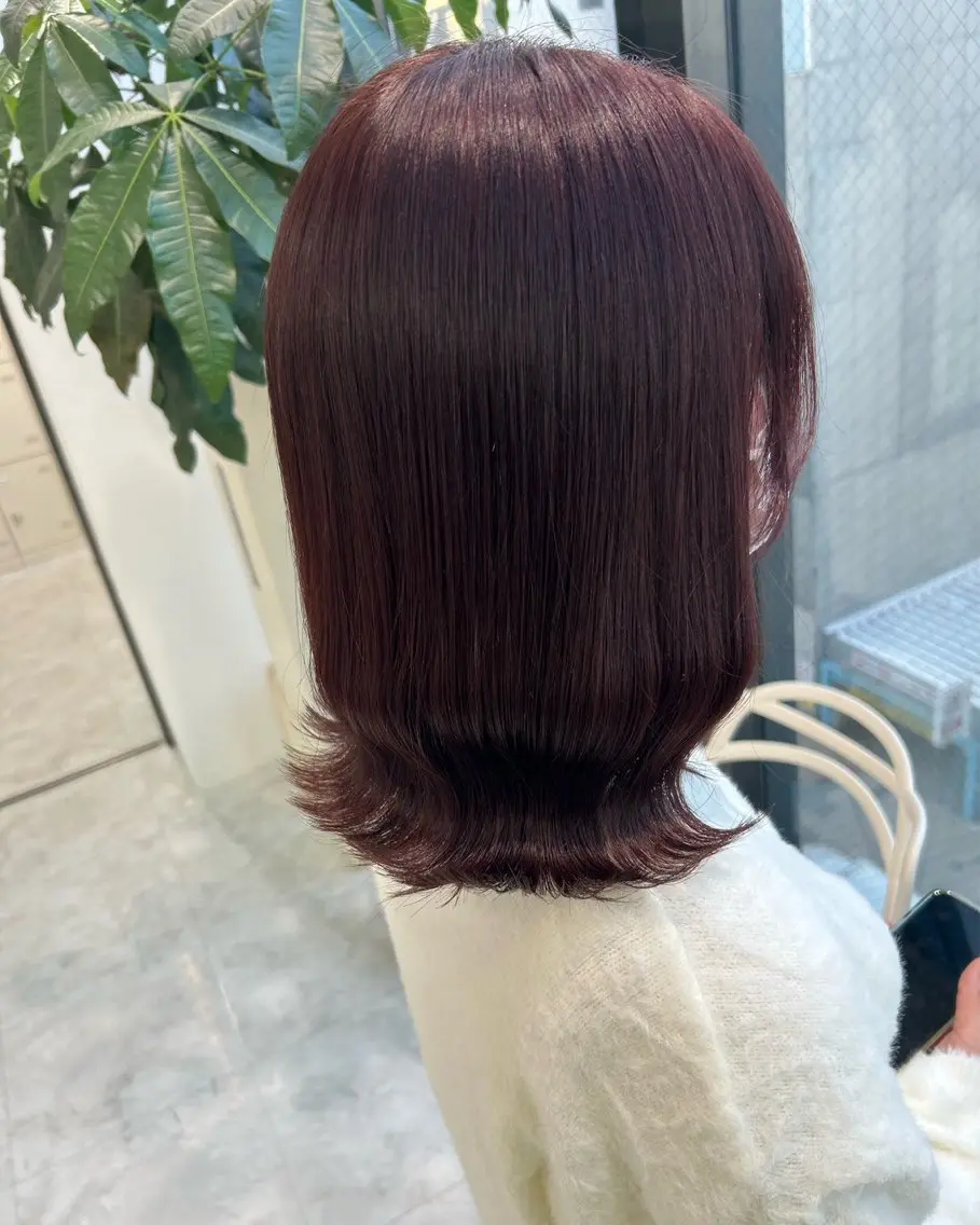ミディアム カラー パーマ ヘアアレンジ メンズ 🤍透明感カラー🤍 似合わせ🤍AINEのヘアスタイル
