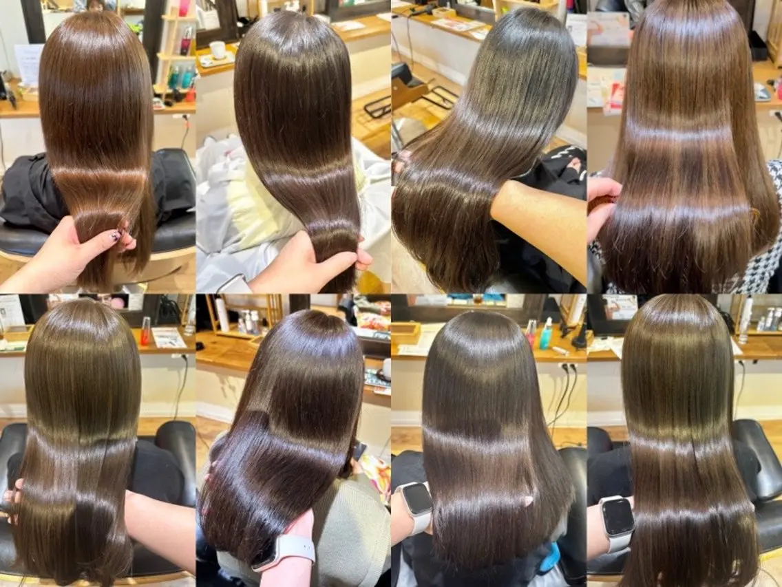 ロング カット ヘアカラー トリートメント Lantana 未南海のヘアスタイル