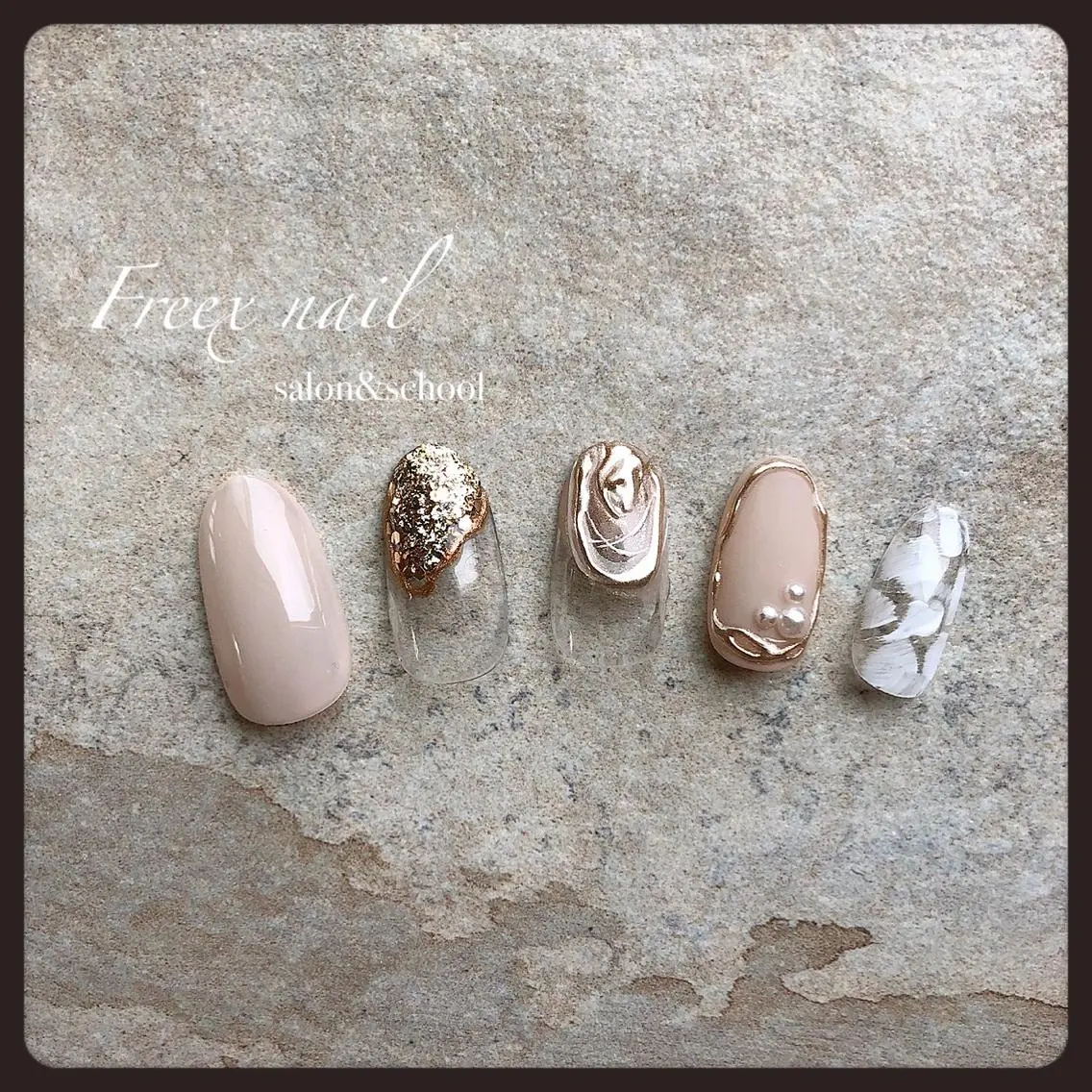 ネイル ミラーネイル ニュアンスネイル ハンドネイル ハンドケア freex nail /ニュアンス/個性派のネイルデザイン