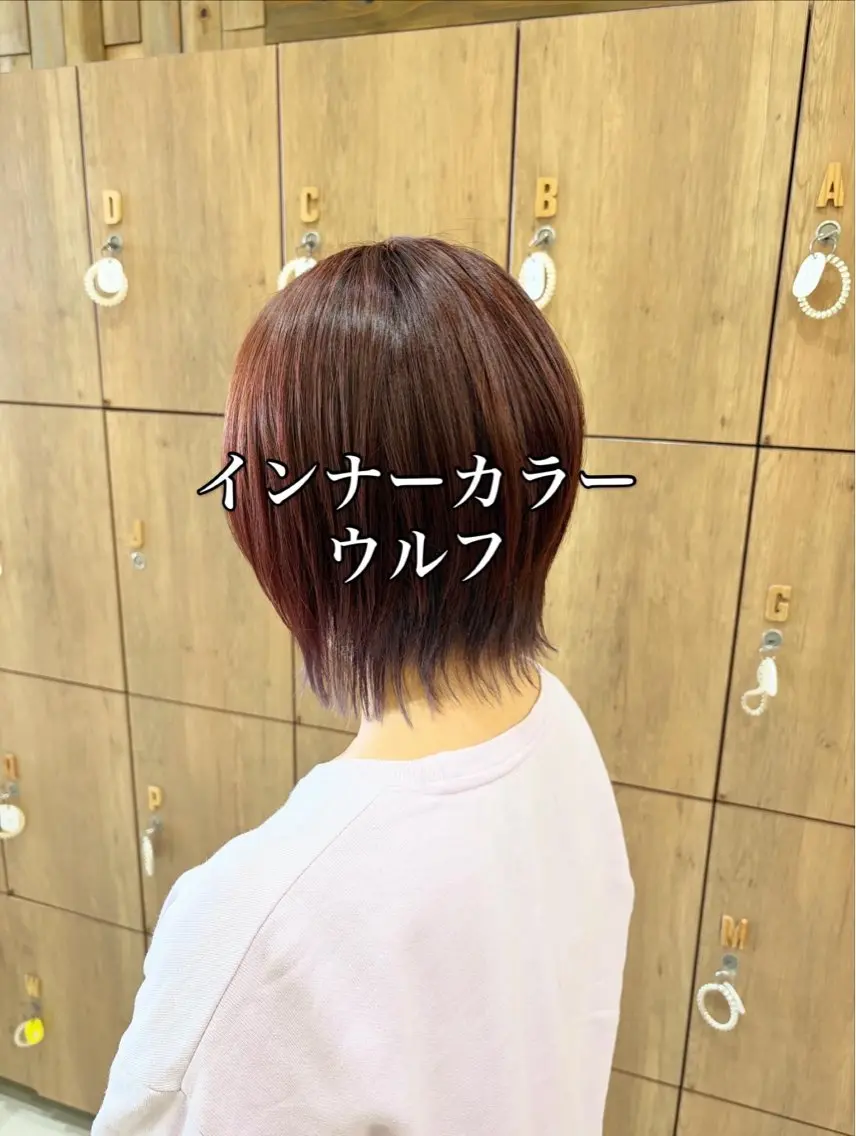 ショート カラー カット ヘアカラー メンズパーマ/ウルフ /似合わせカット滉一のヘアスタイル