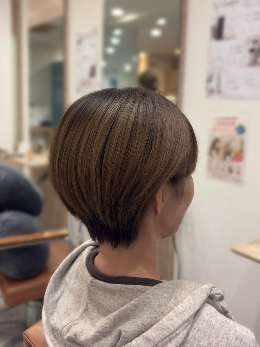 ショート チョコカラー🤎 韓国風/MIHOのヘアスタイル