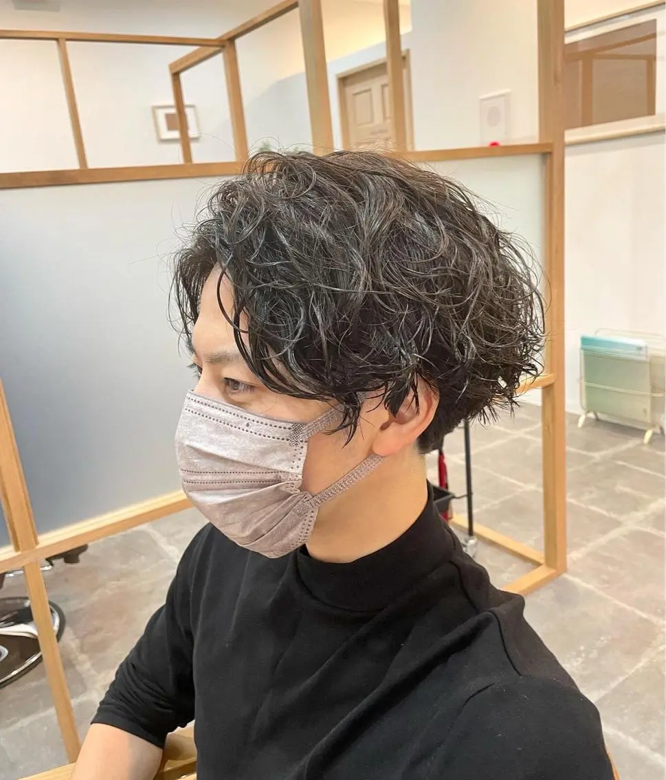 【✨大人気メンズスパイラルパーマ✨】パーマ+カットの写真