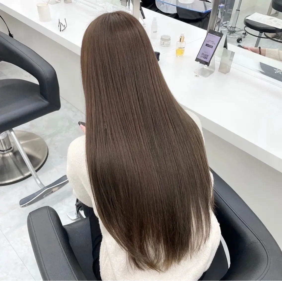ロング カラー ヘアアレンジ 🦋艶出しワンカラー 🦋MASAKIのヘアスタイル