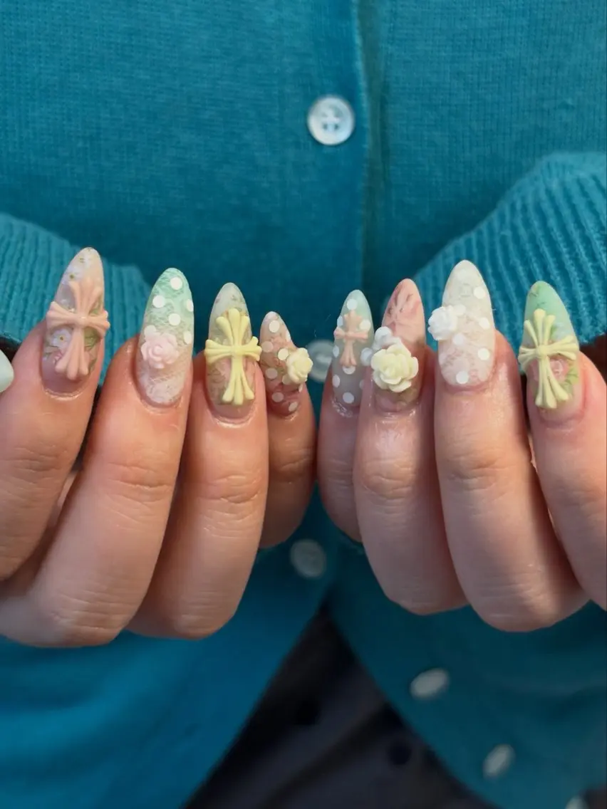 ネイル ハンドネイル KUU🎀完全個室 フィルイン対応のネイルデザイン