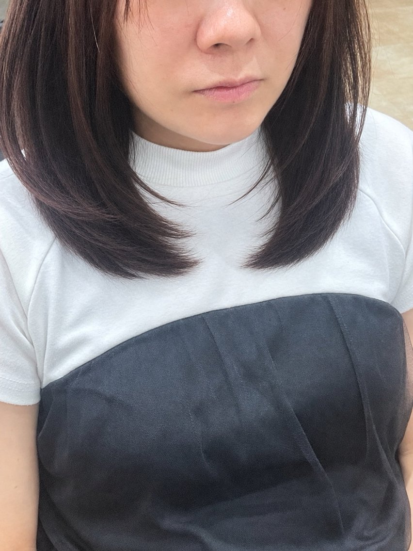 ミディアム ノ イ ルのヘアスタイル