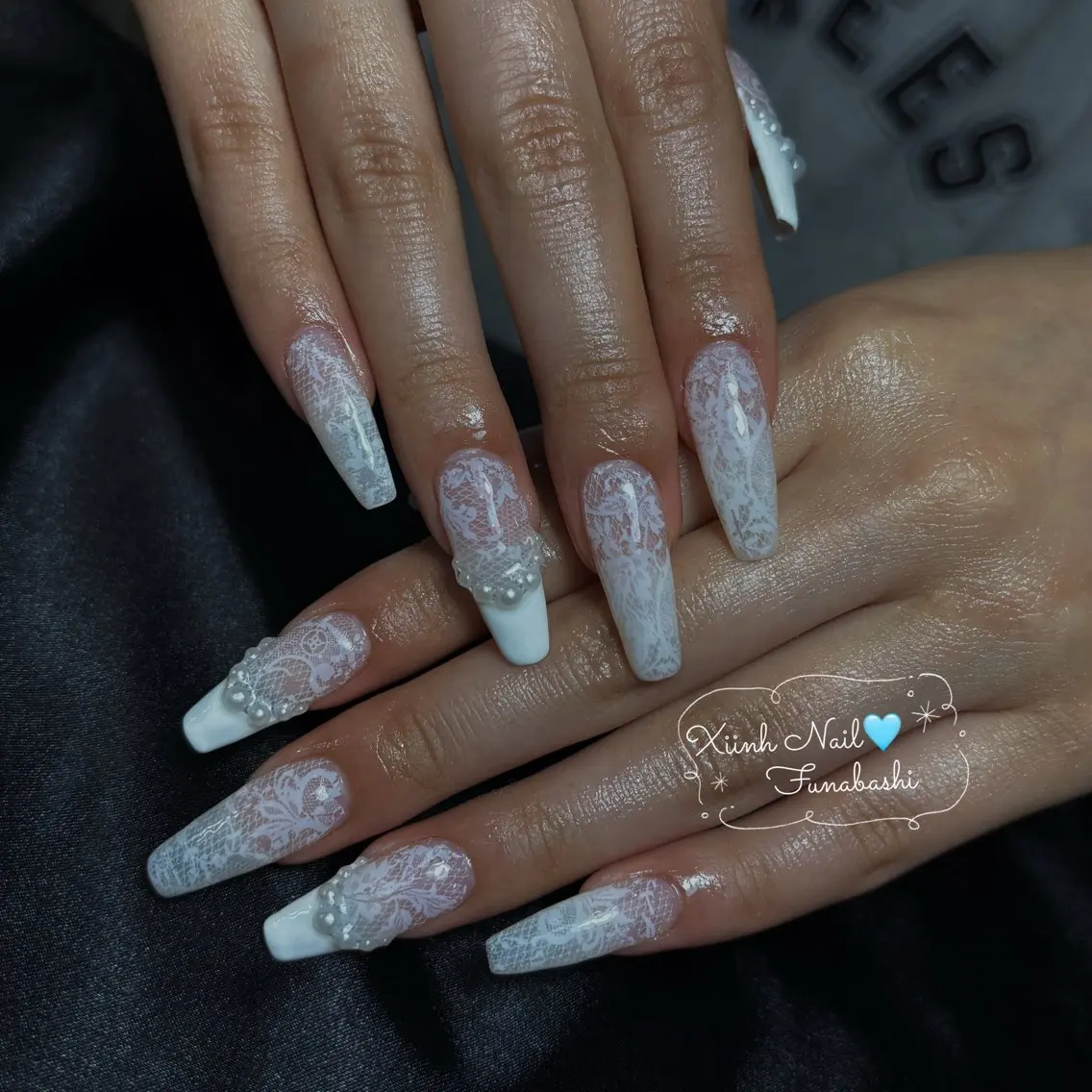 ネイル チークネイル 桜ネイル 長さ出し フットネイル ジェルネイル ハンドネイル XIINH NAIL SALONのネイルデザイン