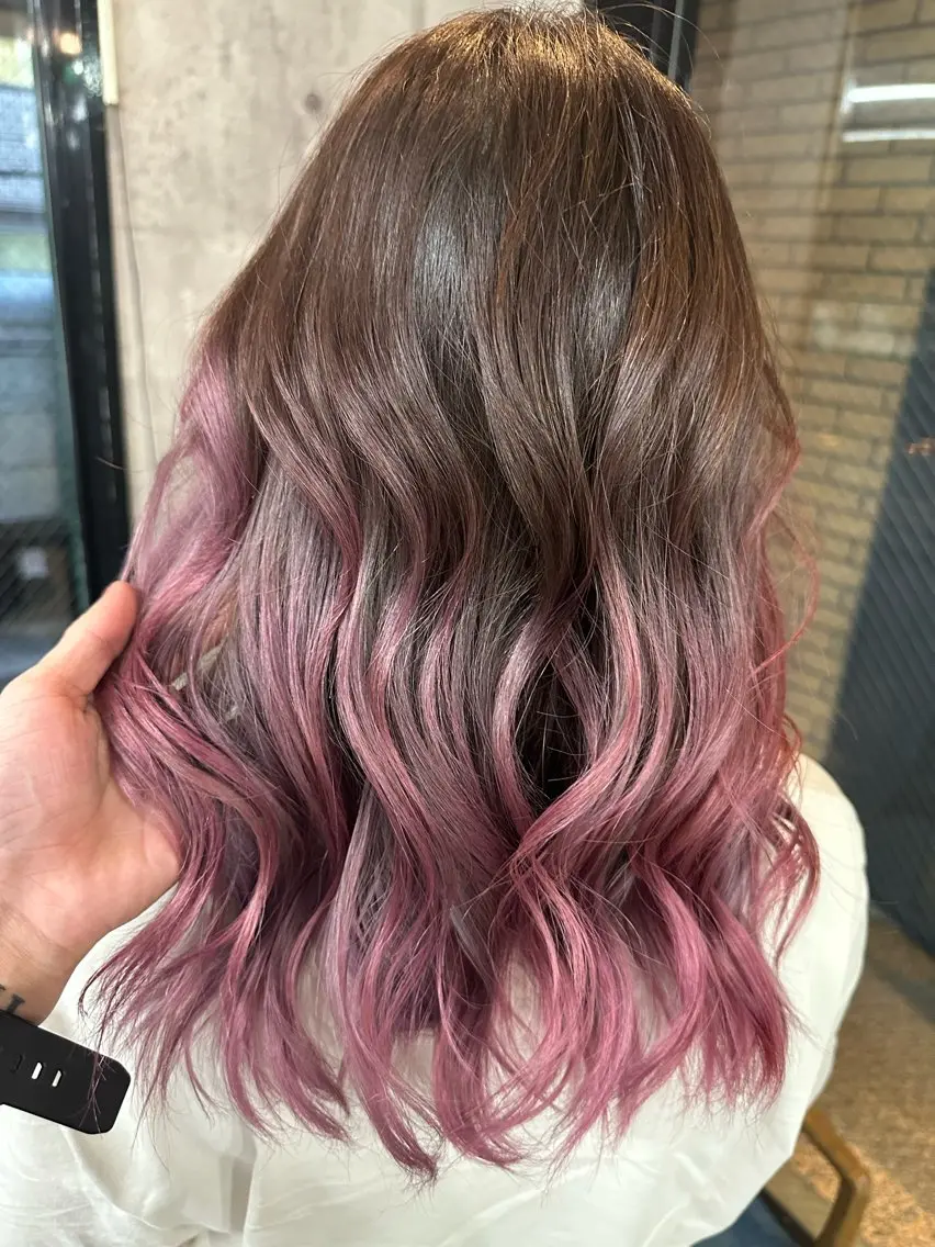 セミロング 剣太郎カットモデル 10㎝カット募集中のヘアスタイル