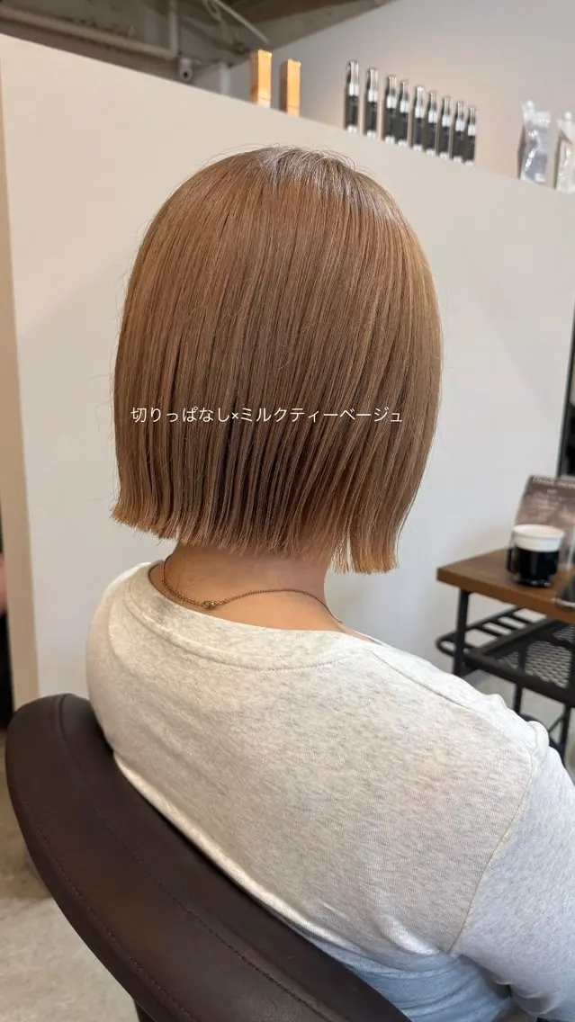 ショート ボブレイヤー ボブ 韓国風ヘア レイヤーカット ショートヘア ✨髪質改善美髪矯正✨ ボブ/韓国レイヤー✨のヘアスタイル