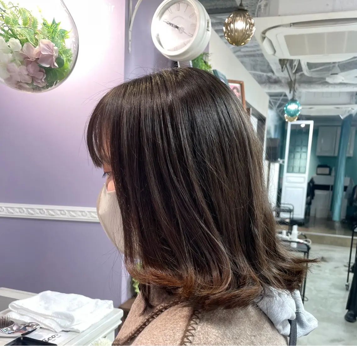 ミディアム トリートメント カット ヘッドスパ 【tico】 Chihoのマツエク・マツパデザイン