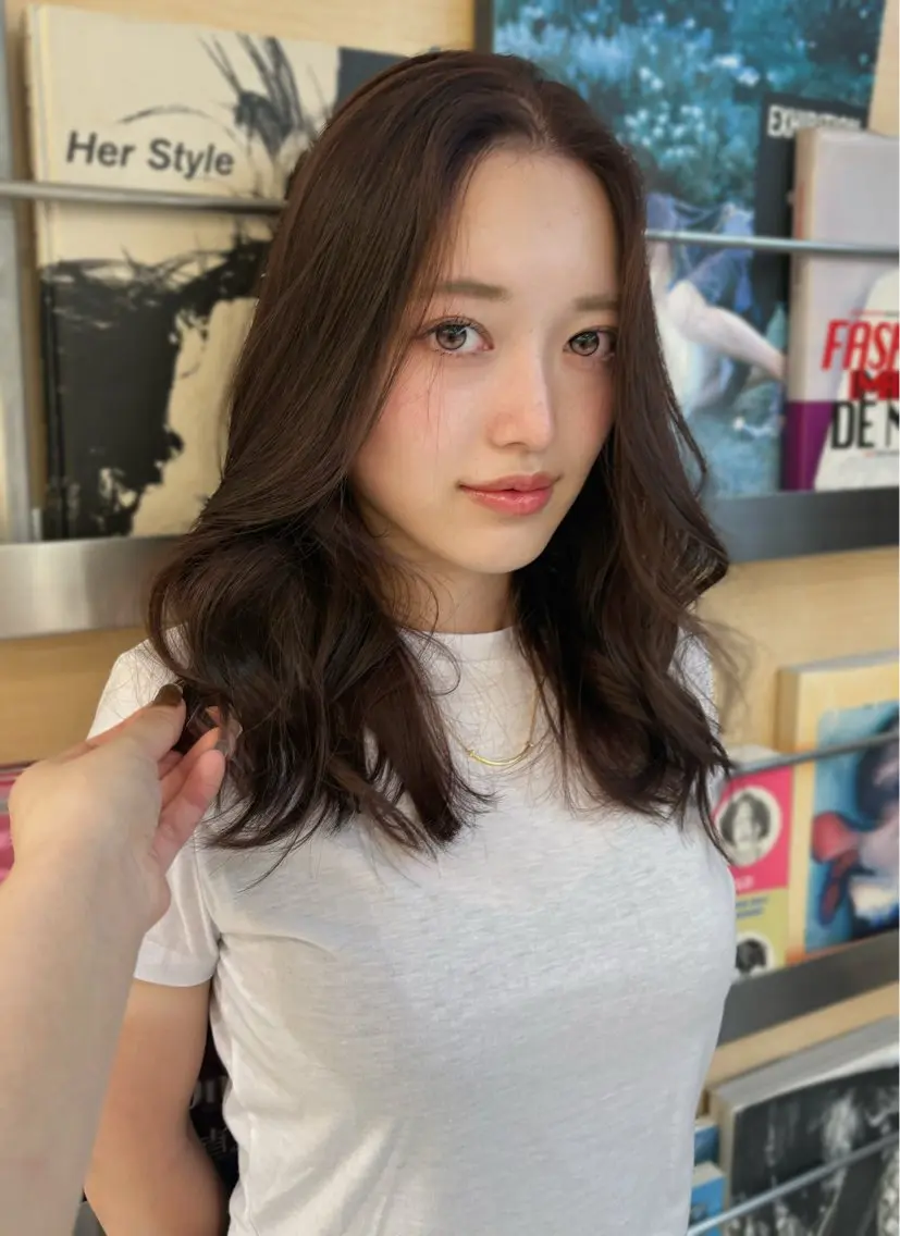 セミロング カラー 美髪×レイヤー/ SERINAのヘアスタイル