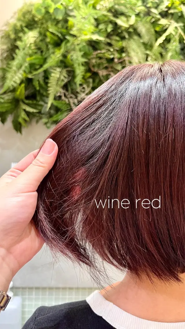カラー ブリーチ ブリーチなしカラー レッドカラー 💎seira｜ 髪質改善・大人カラーのヘアスタイル