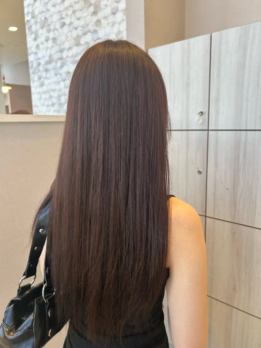 ロング カラー ブラウンカラー ヘアカラー emusalon . Akika✮*。゚のヘアスタイル