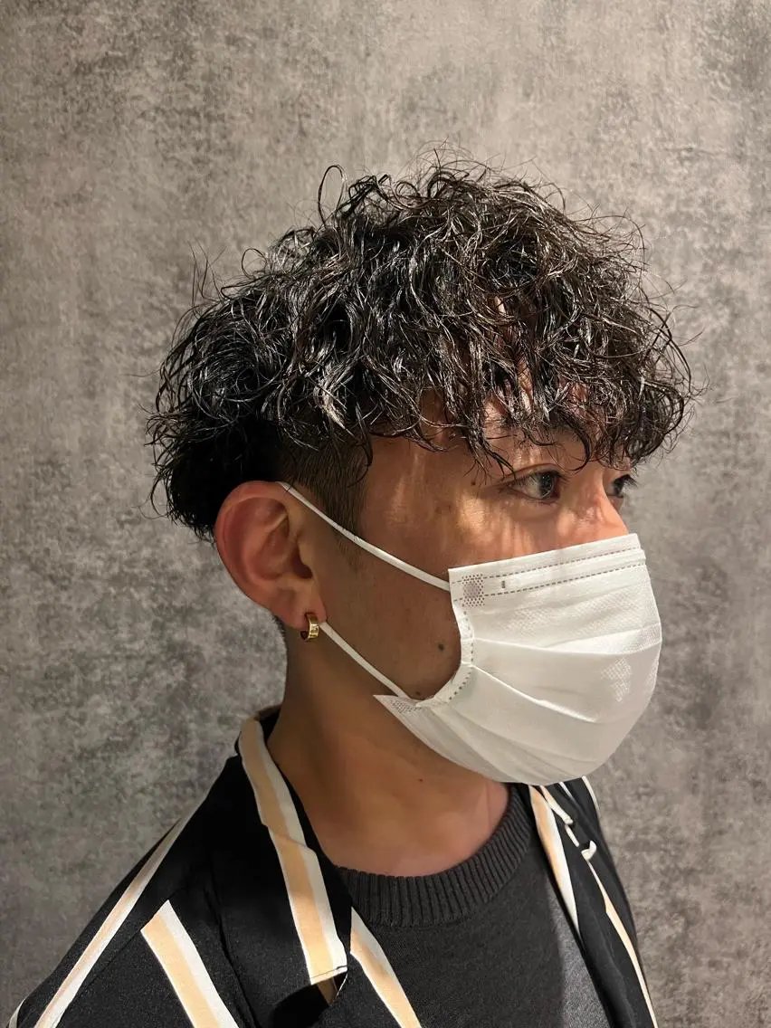 営業中クーポン価格‪✂︎‬平日限定メンズカット+ヘッドスパ+眉カット‪✂︎‬の写真