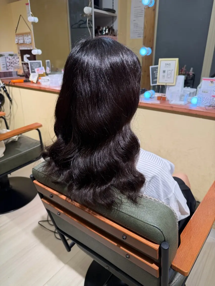 巻き下ろしヘアセットモデル🎀🪄の写真