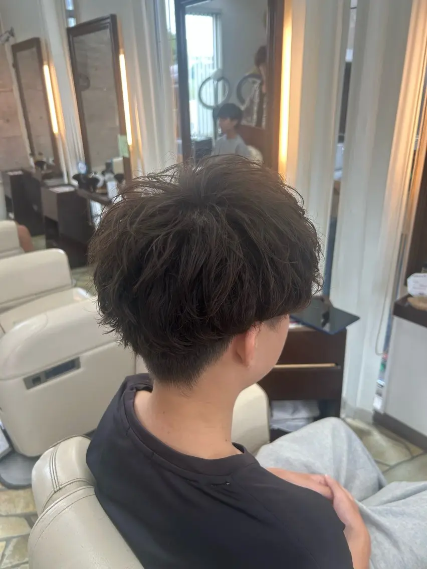 パーマ メンズ 生駒FEEL HIL LS廣中将也のヘアスタイル
