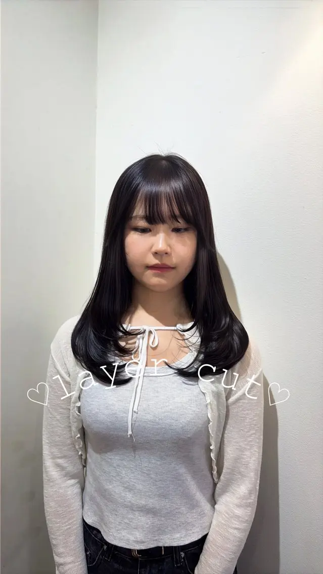 ロング カラー レイヤーカット 🍒桜井 優華🍒のヘアスタイル