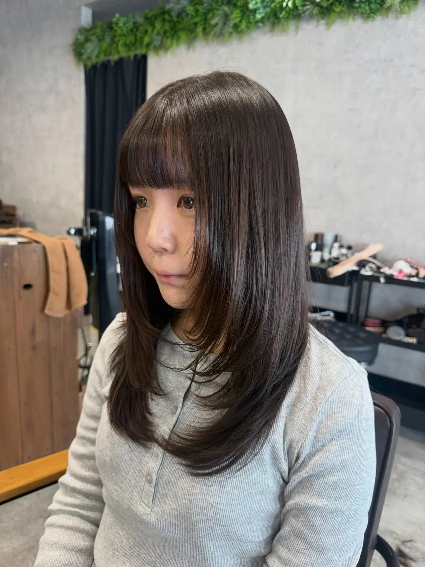 ロング カット 髪質改善/艶カラー naoのヘアスタイル