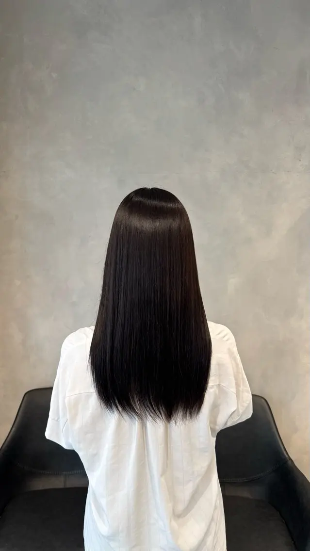 カラー ブラウンカラー ナチュラルブラウン ヘアカラー トリートメント 井野 彩加のヘアスタイル