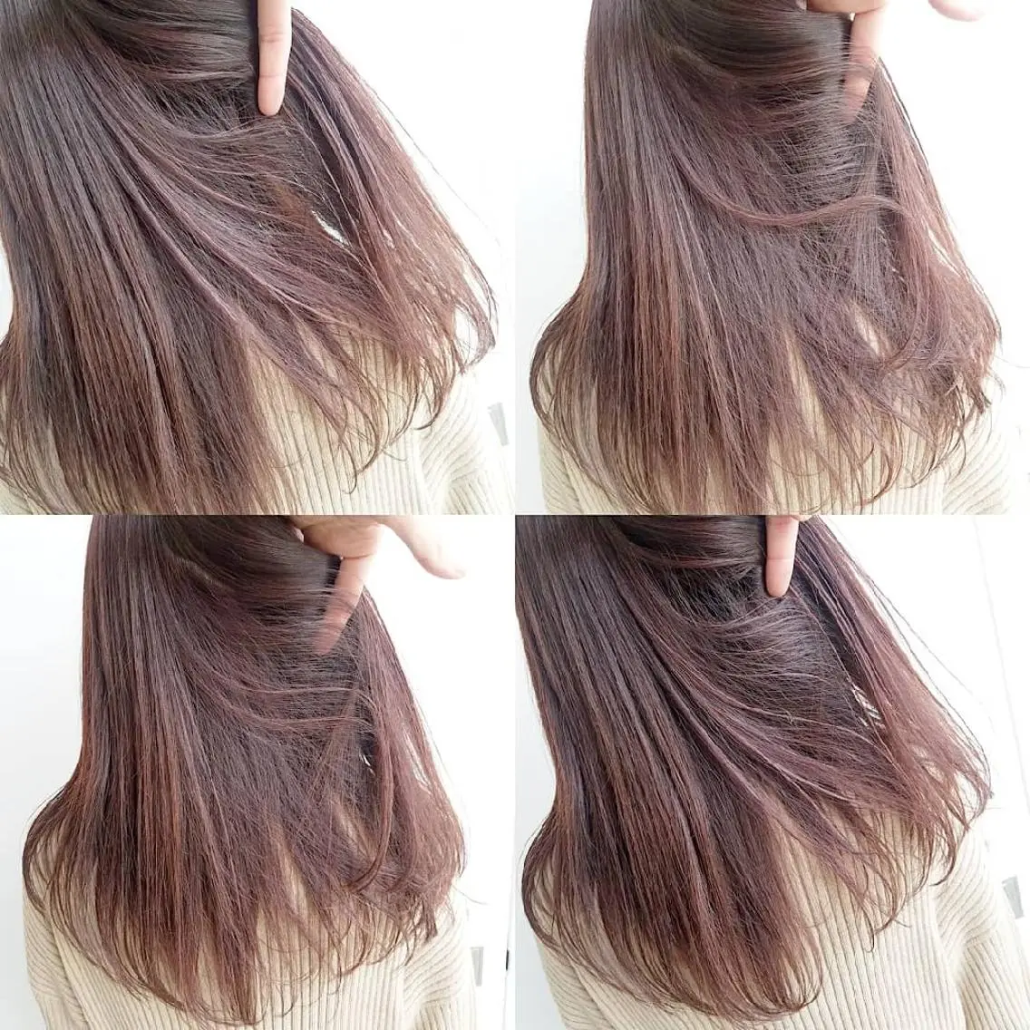 ミディアム カラー パーマ ネイル マツエク・マツパ ヘアアレンジ ベージュカラー ピンクカラー ピンクベージュ カラーマツエク ピンク iplus　眉毛と まつげパーマ専門店のマツエク・マツパデザイン