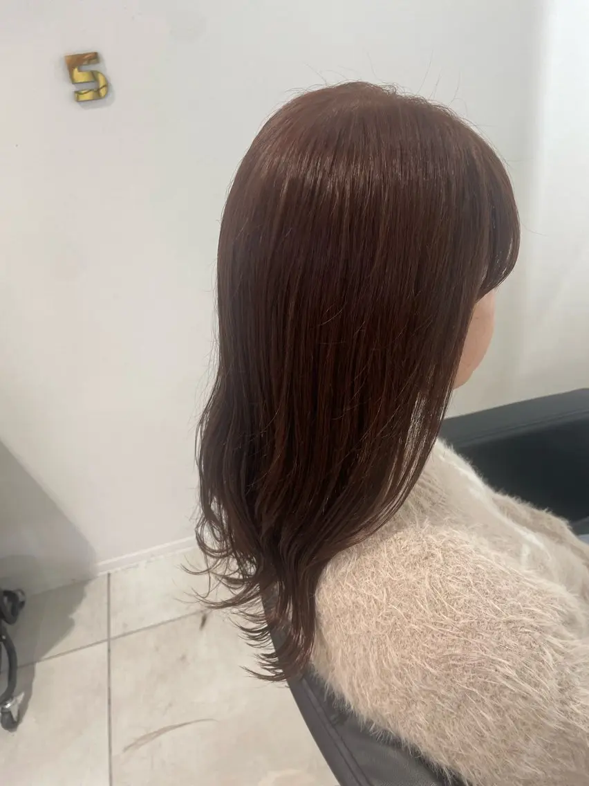 ロング カラー ヘアカラー mayu なかもずのヘアスタイル