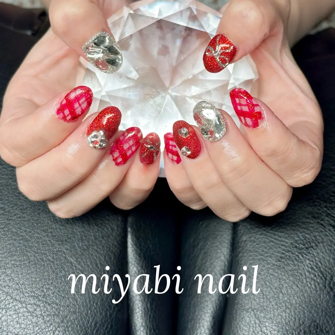 ネイル 持ち込み ハンドネイル miyabi nail 桂川駅近くのネイルデザイン